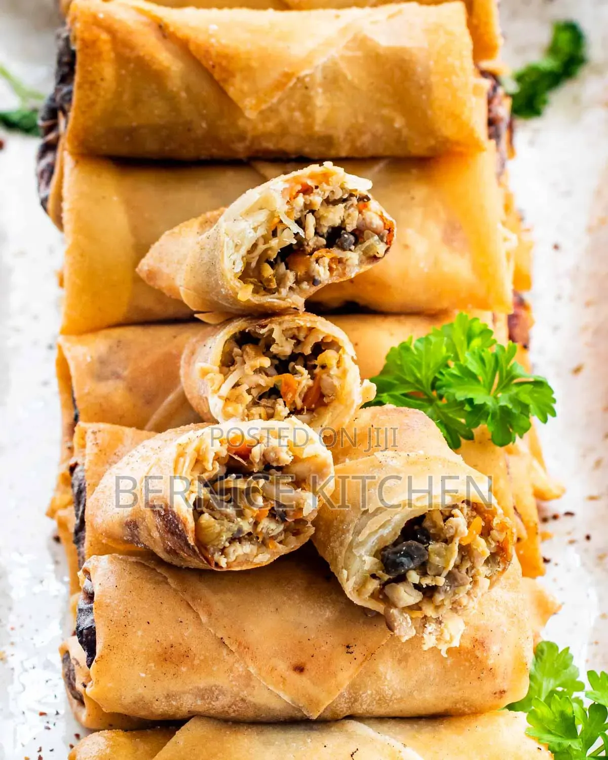 Ready to Fry Spring Rolls and Samosas