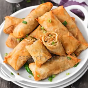 Ready to Fry Spring Rolls and Samosas