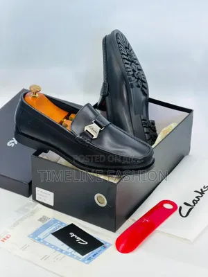 Quality Clark's Classic Men's Durable Leather Shoes