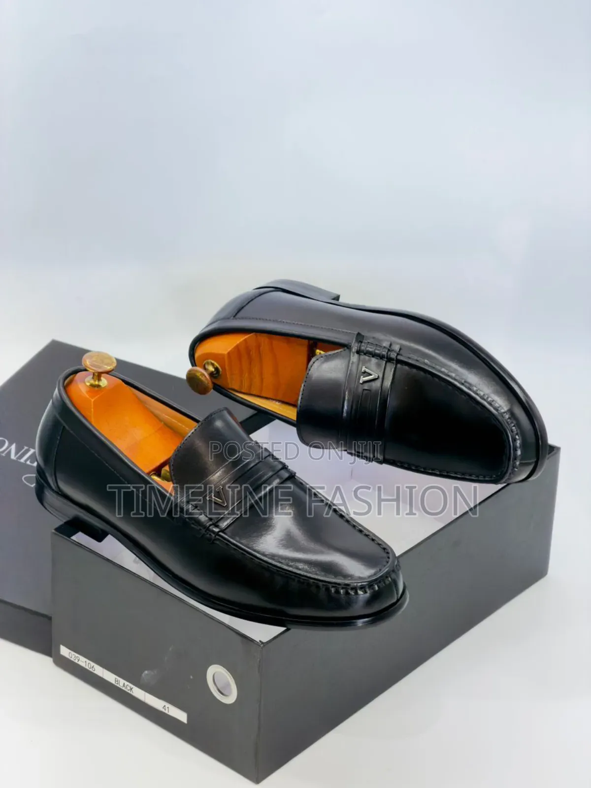 Valentino Black Leather Easy Fix Shoes Size 39_46