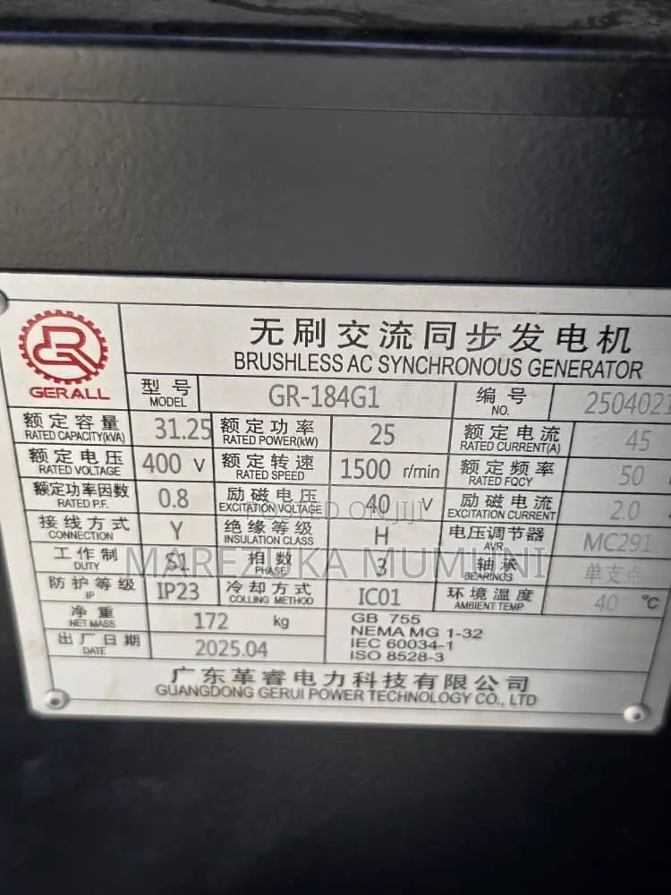 Brand New Generator 30kv