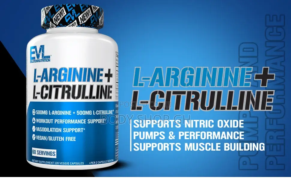 L-Arginine + L-Citrulline Supplement - Invigorating Nitric Oxide