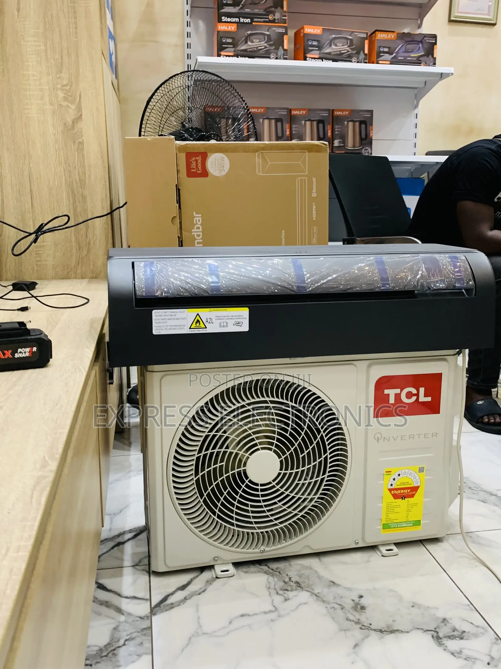 Best Buy for Less Dark Grey Color Inverter TCL 1.5hp