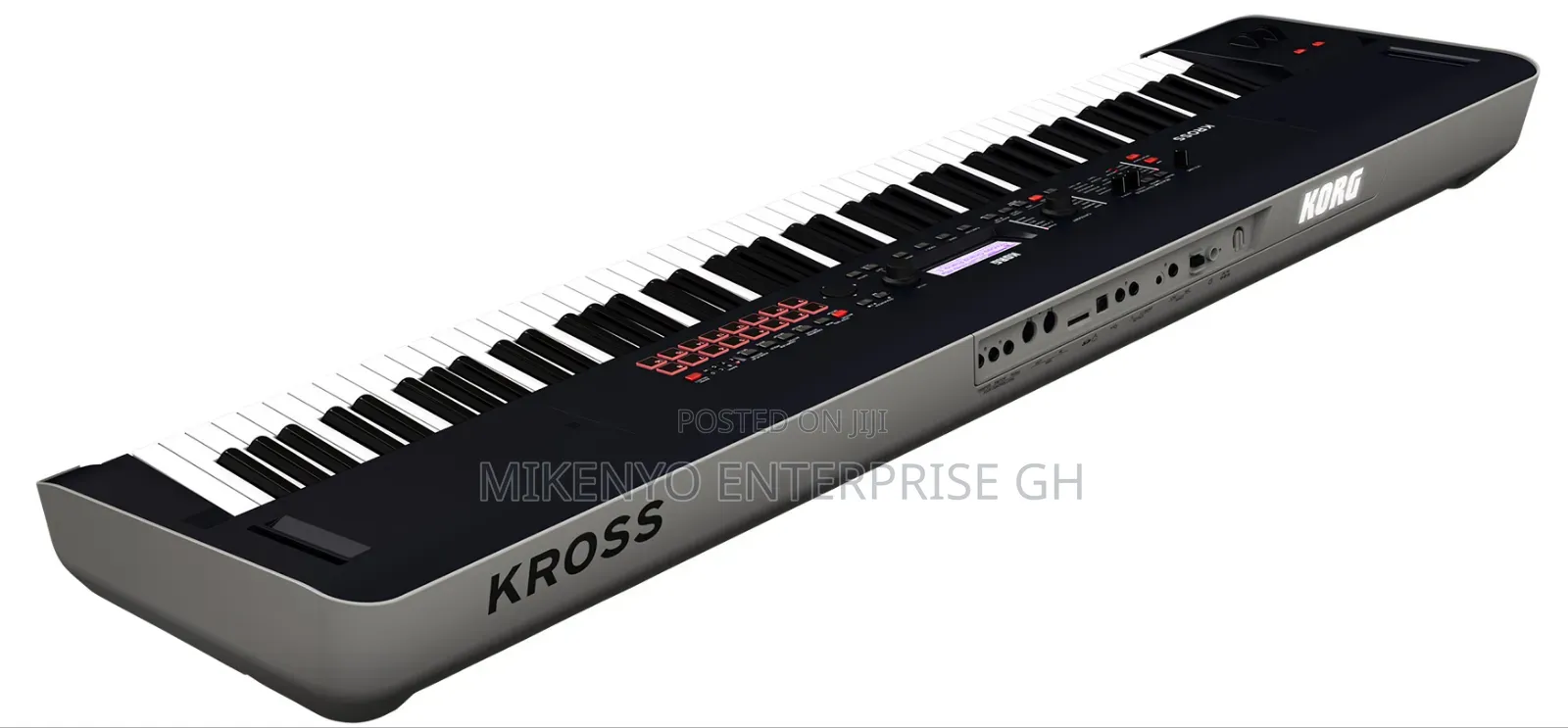 Korg Kross 2-88-Mb 88-Key Synthesizer Workstation - Super Matte Black