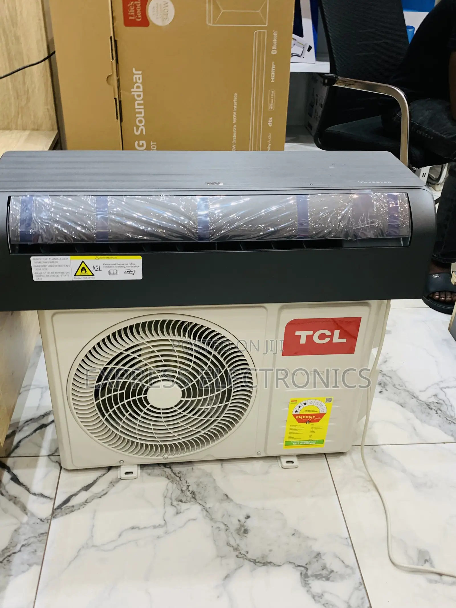 Lovely New Split Dark Grey Inverter TCL 1.5hp