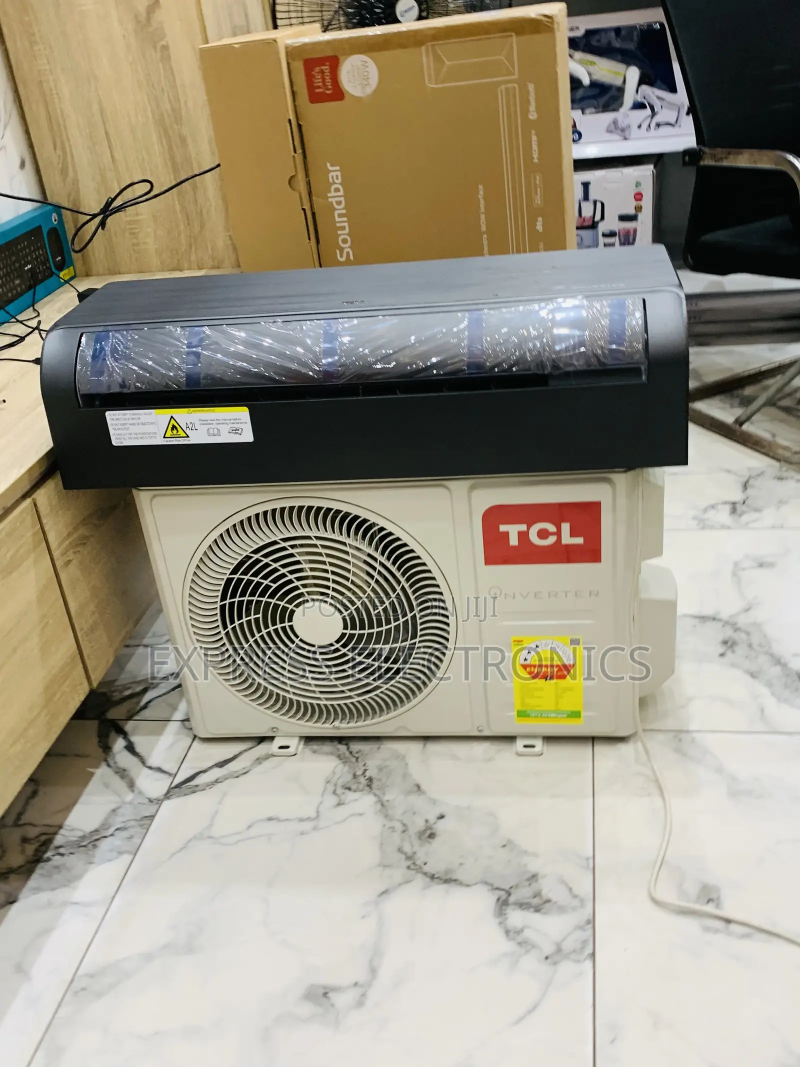 High Airflow Split Dark Grey Inverter TCL 1.5hp