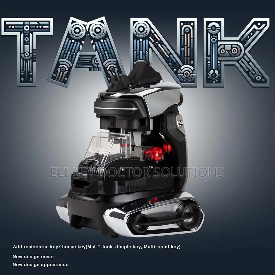 2m2 Tank Automatic Key Cutting CNC Machine Free Fo21 Clamp and Battery
