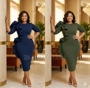 Fashionble Ladies Fitted Dress For Office