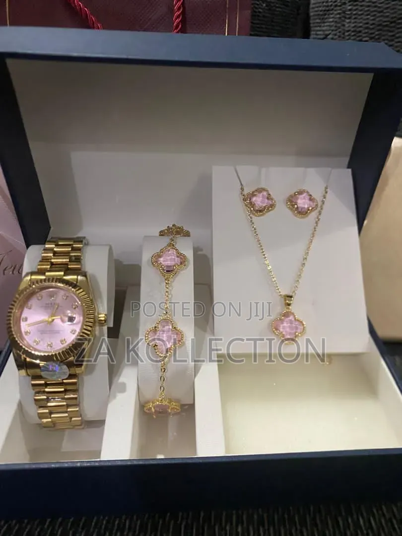 Pink Ladies Jewellery Set