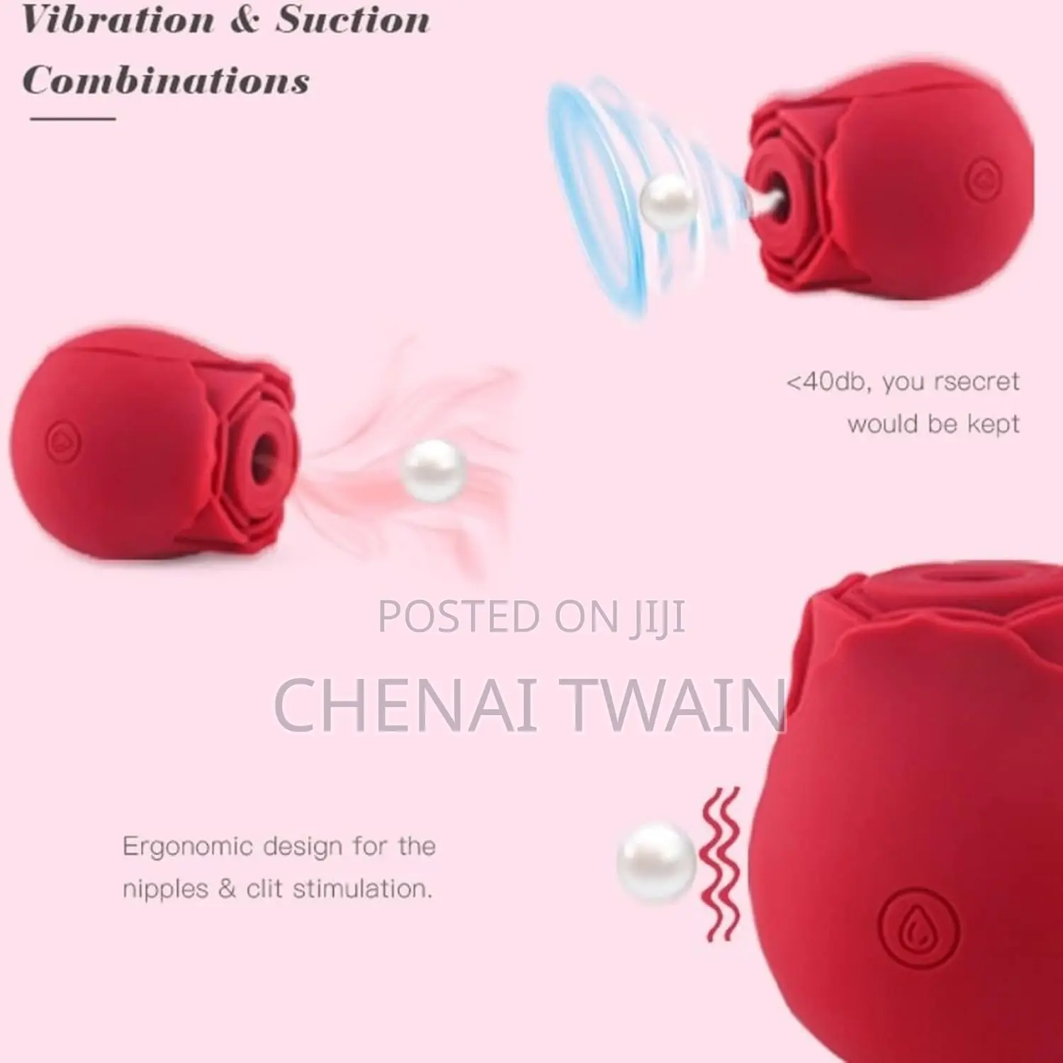 Rosetoy Vibrator - Clitoral Sucking Vibrator