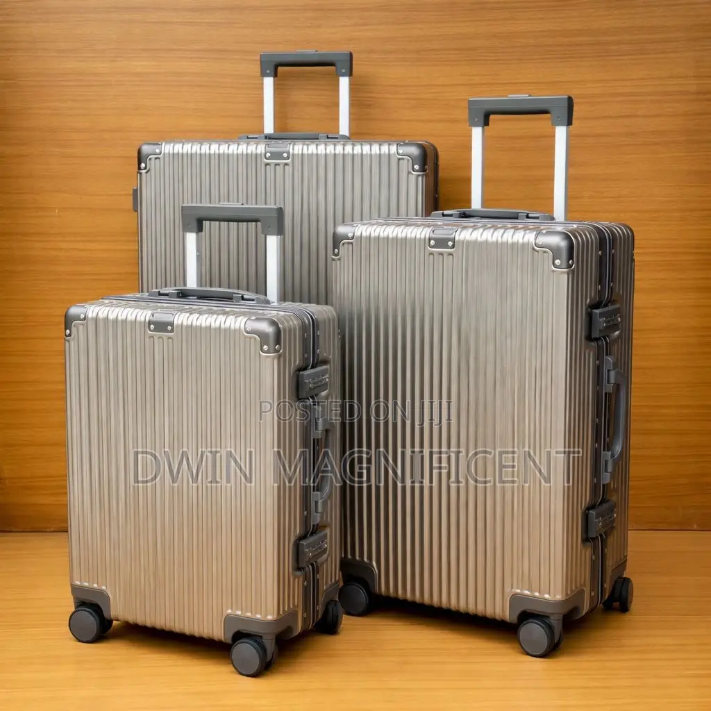 Bopai Aluminium Carry on Suitcase Hard Shell Metal Luggage Travel Case