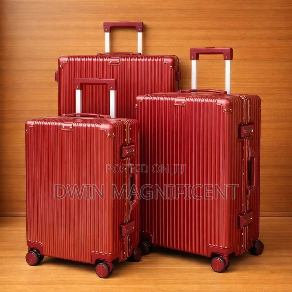 Bopai Aluminium Carry on Suitcase Hard Shell Metal Luggage Travel Case