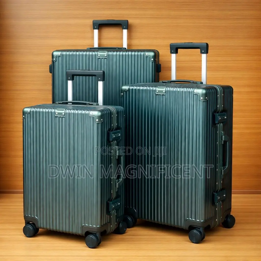 Bopai Aluminium Carry on Suitcase Hard Shell Metal Luggage Travel Case