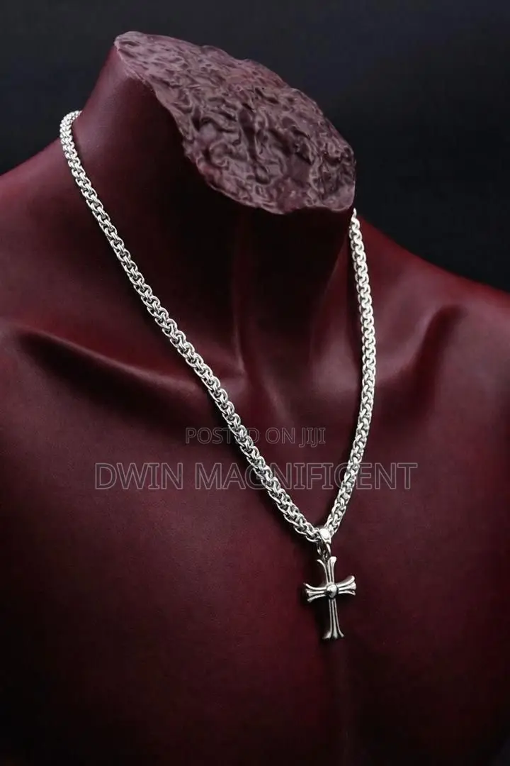 Chrome Hearts Style Cross Necklace
