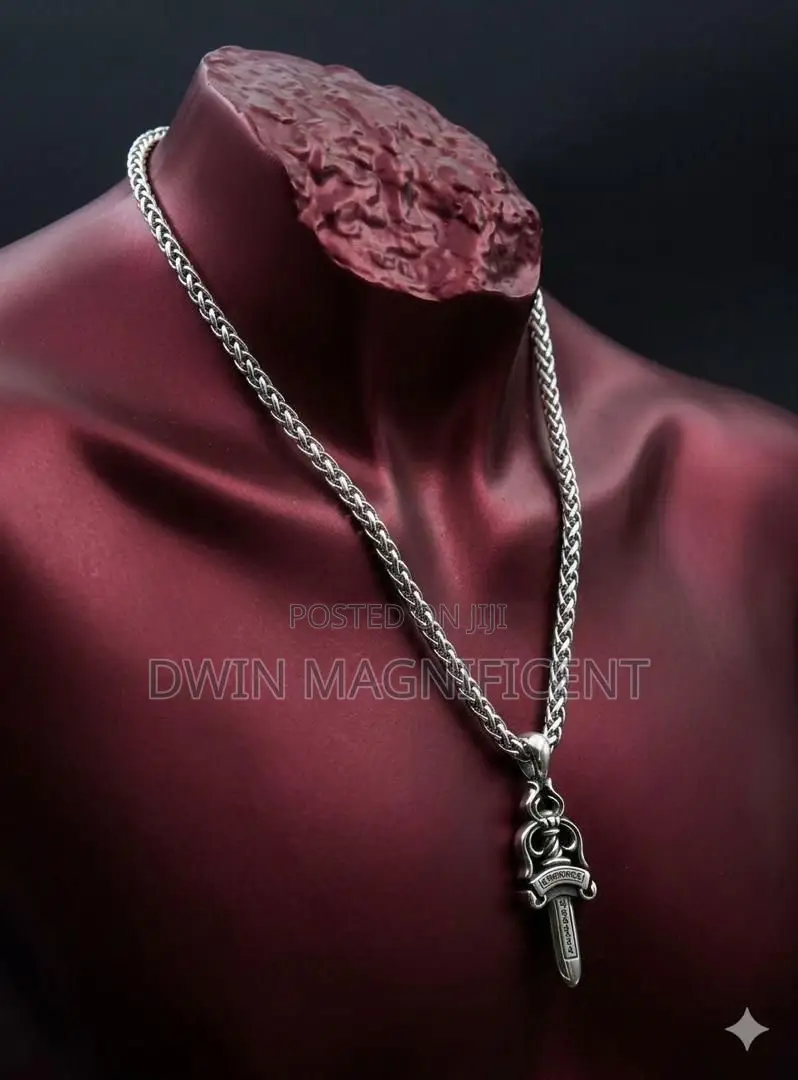 Chrome Hearts Style Cross Necklace