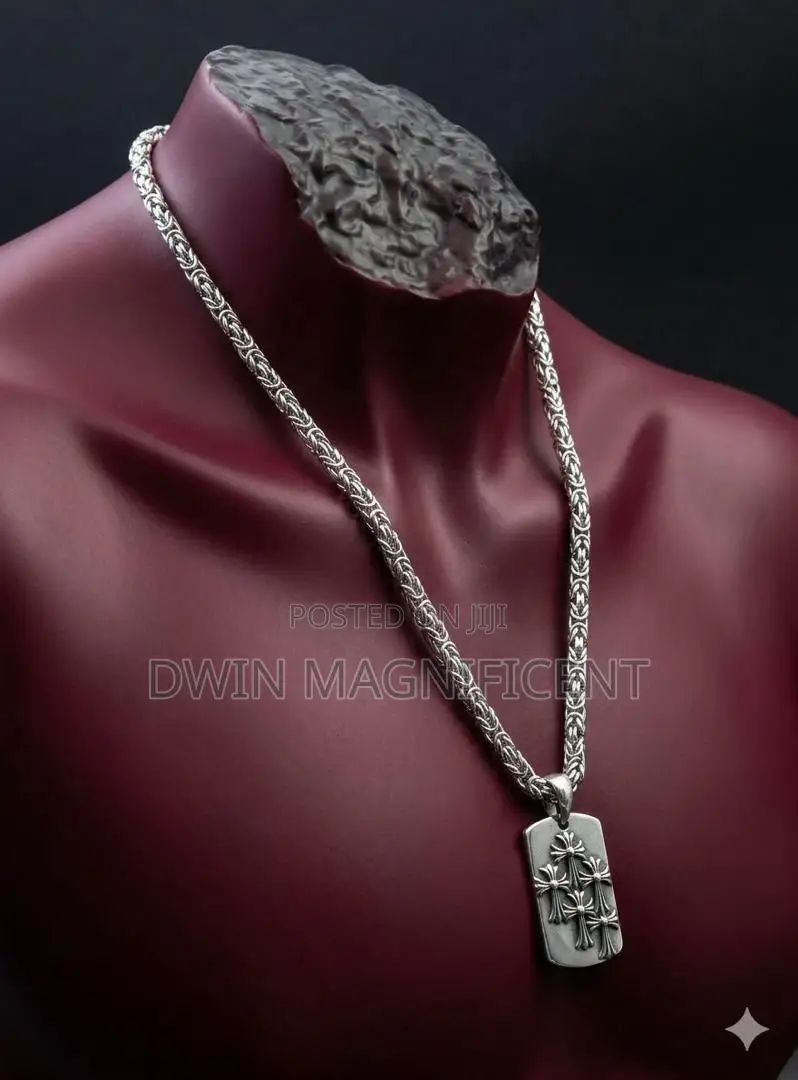 Chrome Hearts Style Cross Necklace