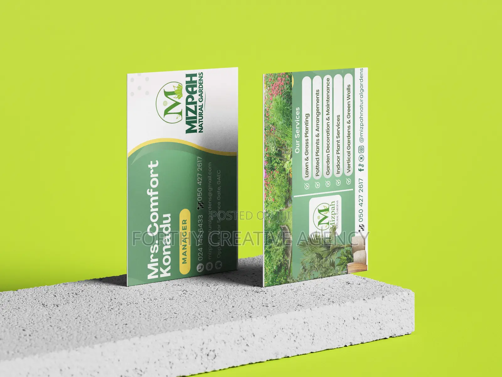 Business Cards (Design + Print) | Clean Modern