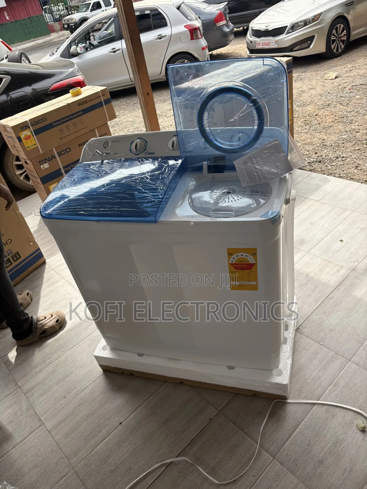 5 Star Energy Efficiency Nasco 15kg Twin Top Washing Machine