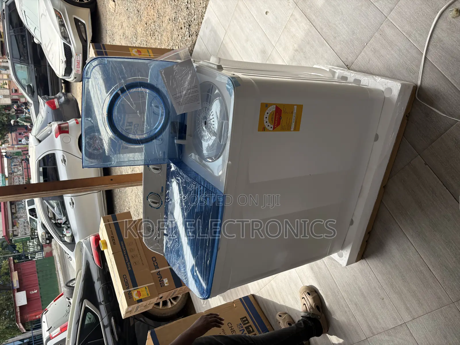 An Easy to Operate Nasco 15 Kg Twin Tub Washing Machine (Nas-15-Tw)