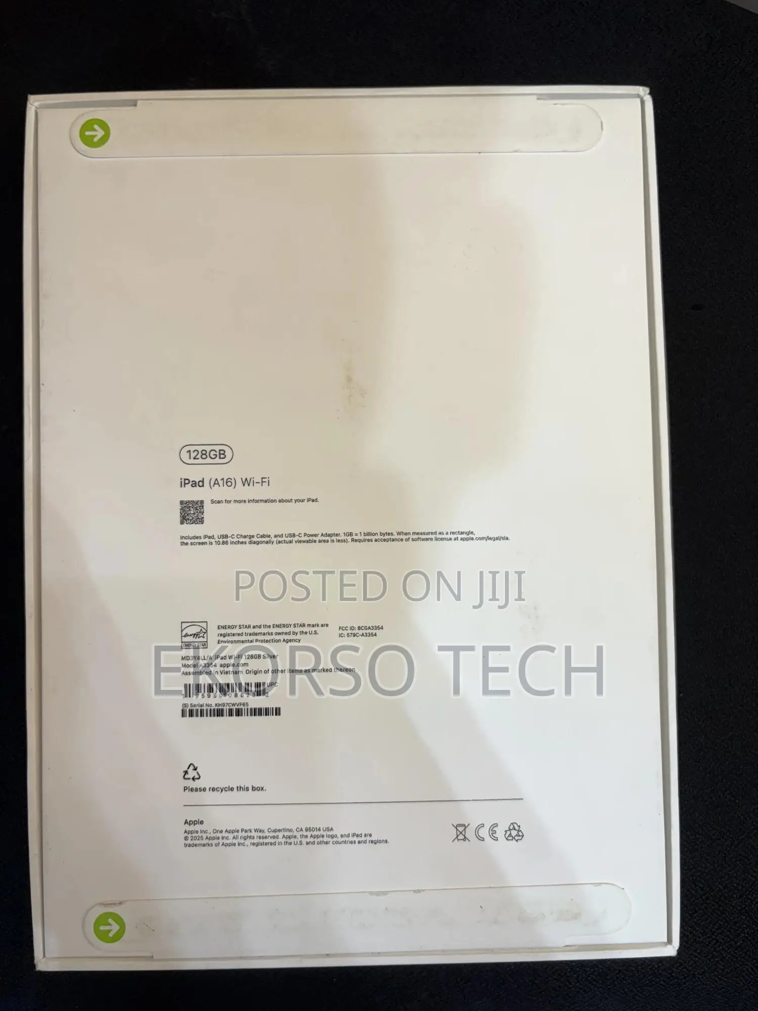 New Apple iPad (2025) 128 GB Blue