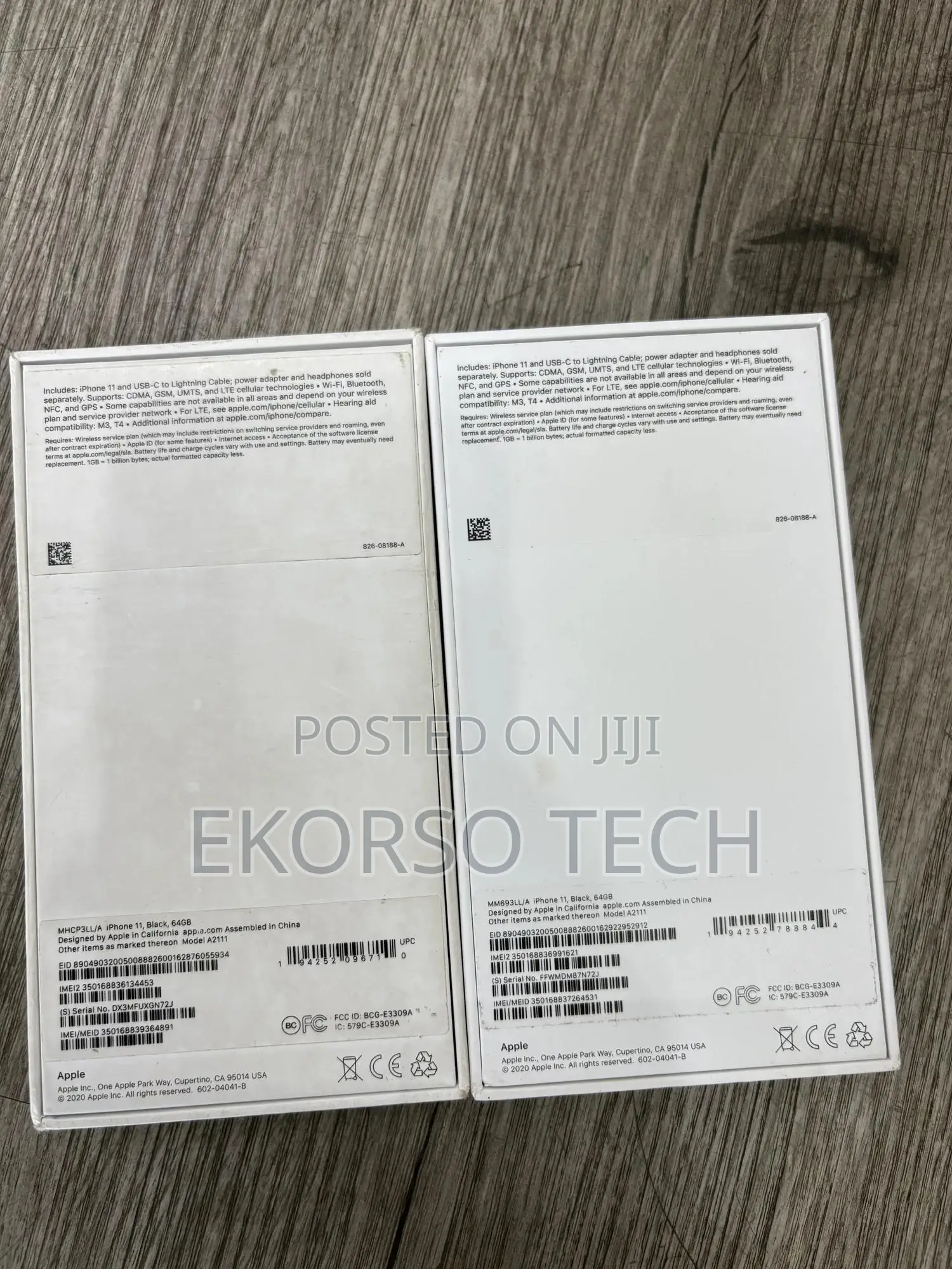 New Apple iPhone 11 64 GB Black