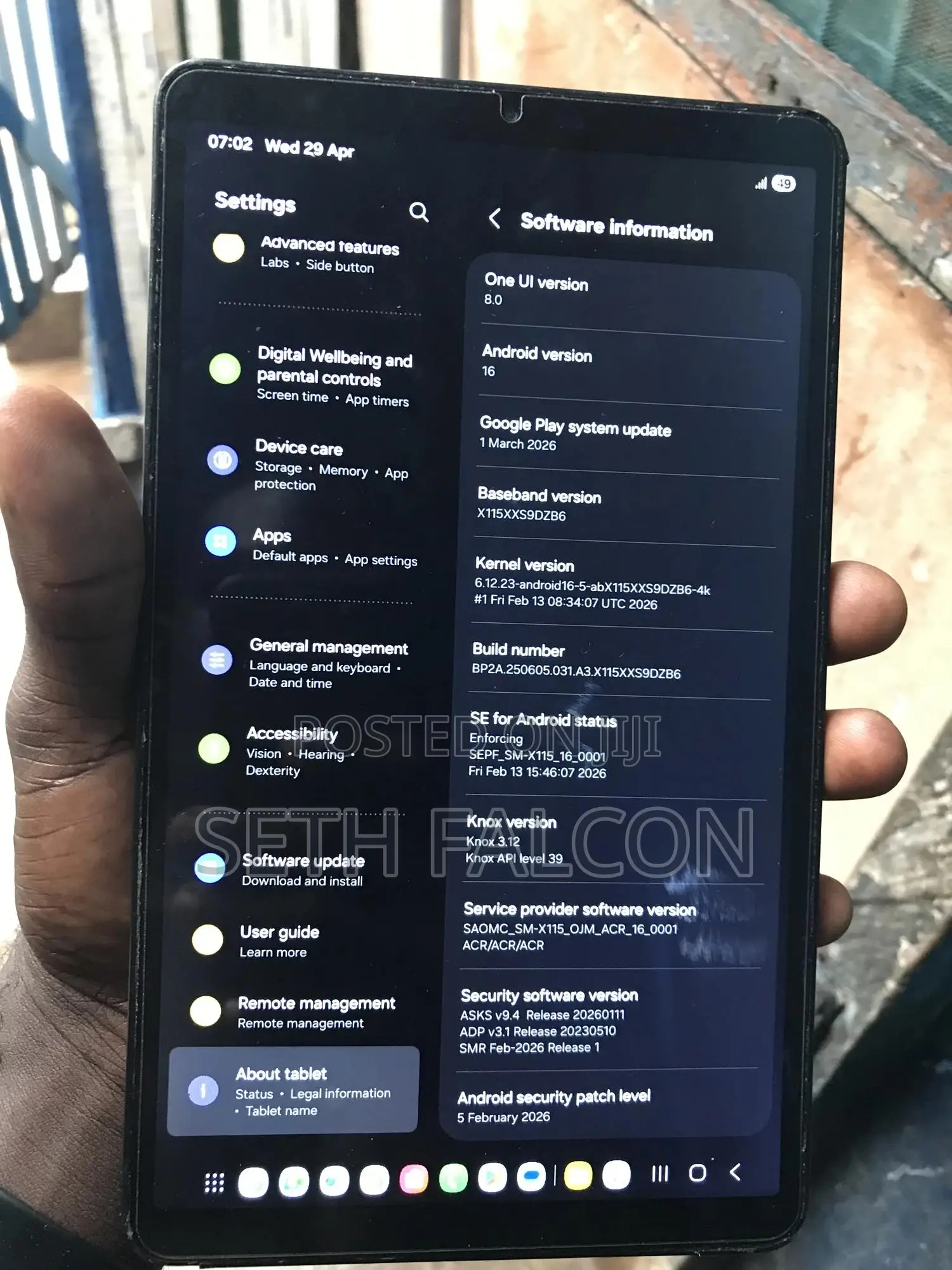 Samsung Galaxy Tab A9 64 GB Black