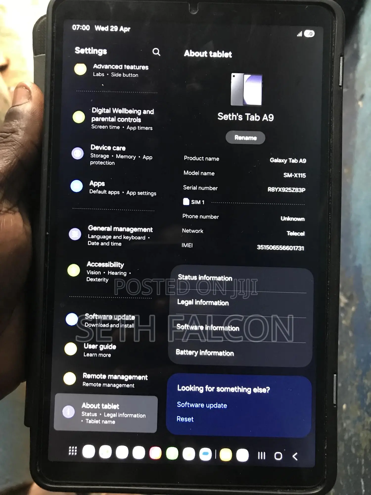 Samsung Galaxy Tab A9 64 GB Black