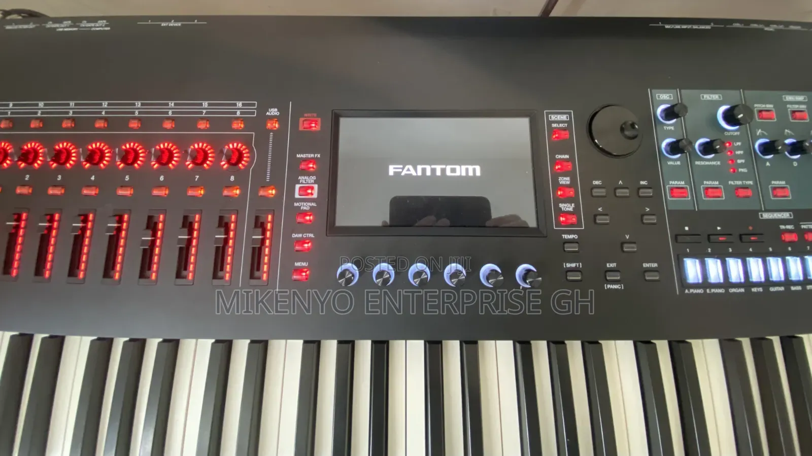 Roland Fantom 8 Ex Synthesizer Keyboard With Free Keyboard Stand