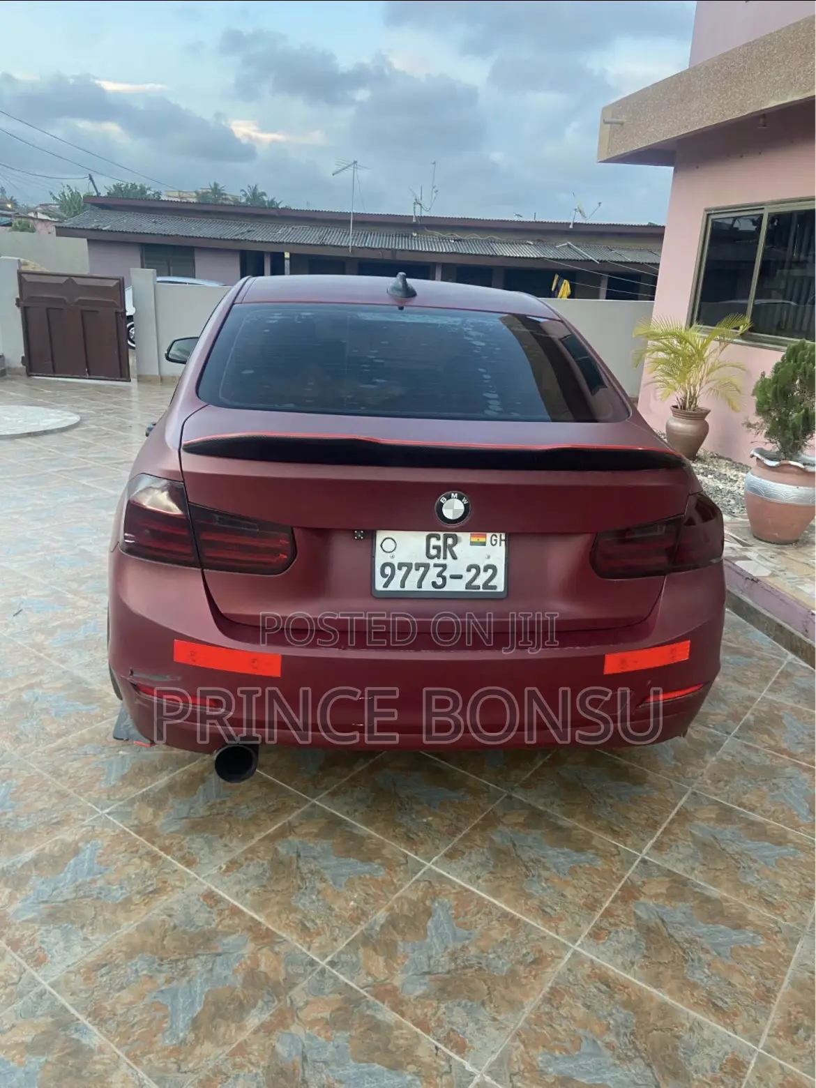 BMW 328i 2015 Burgundy