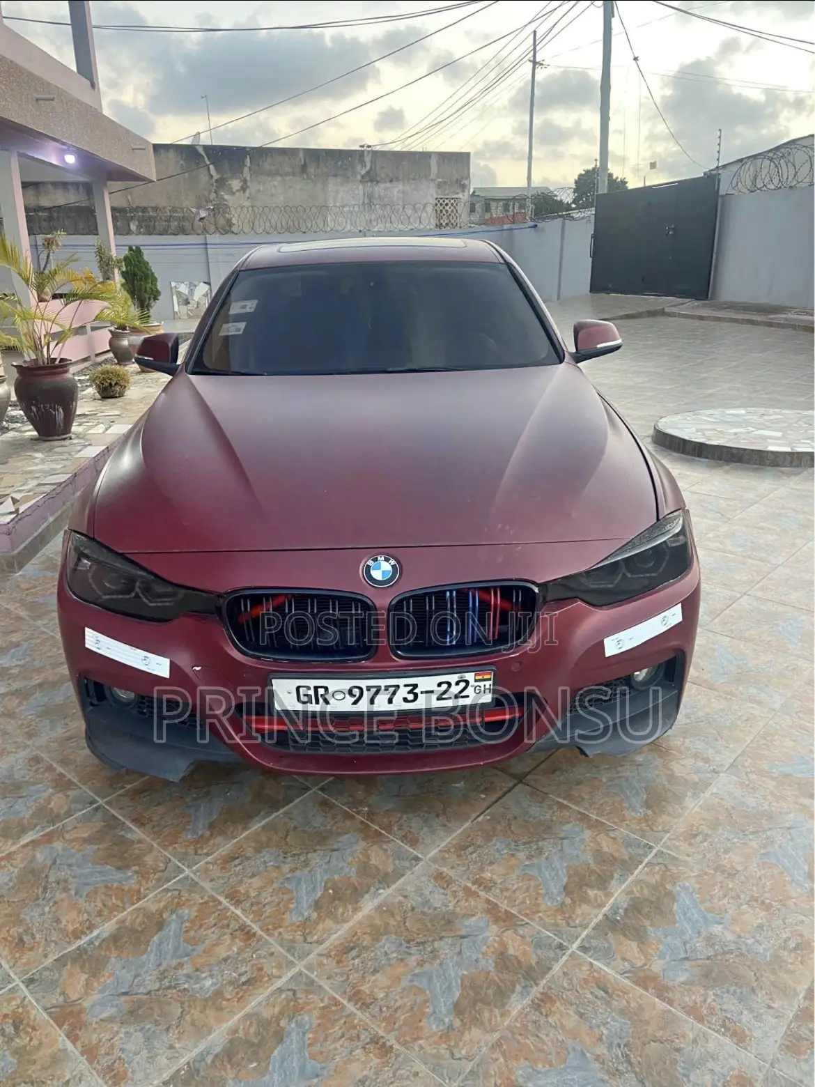 BMW 328i 2015 Burgundy