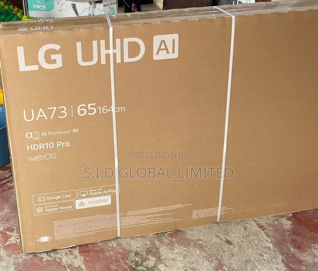 Experience Pure Brilliance on Lg 65" Ua73 Uhd Ai Tv