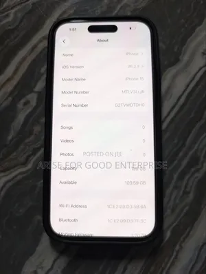 Apple iPhone 15 128 GB Black
