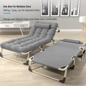 Quality Lounge Bed + Bed Topper