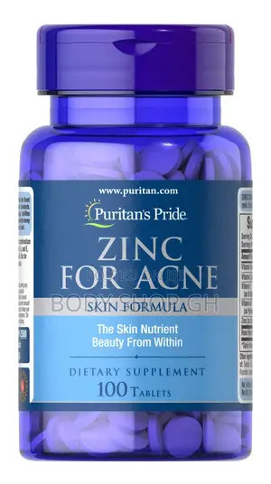 Puritan's Pride Zinc For Acne Skin / For Clear Healthy Skin,