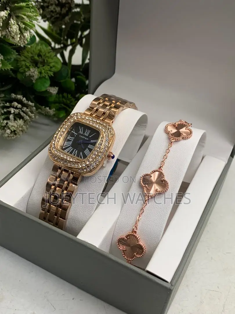 Cartier Ladies Watch and Bracelet