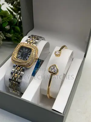 Cartier Ladies Watch and Bracelet