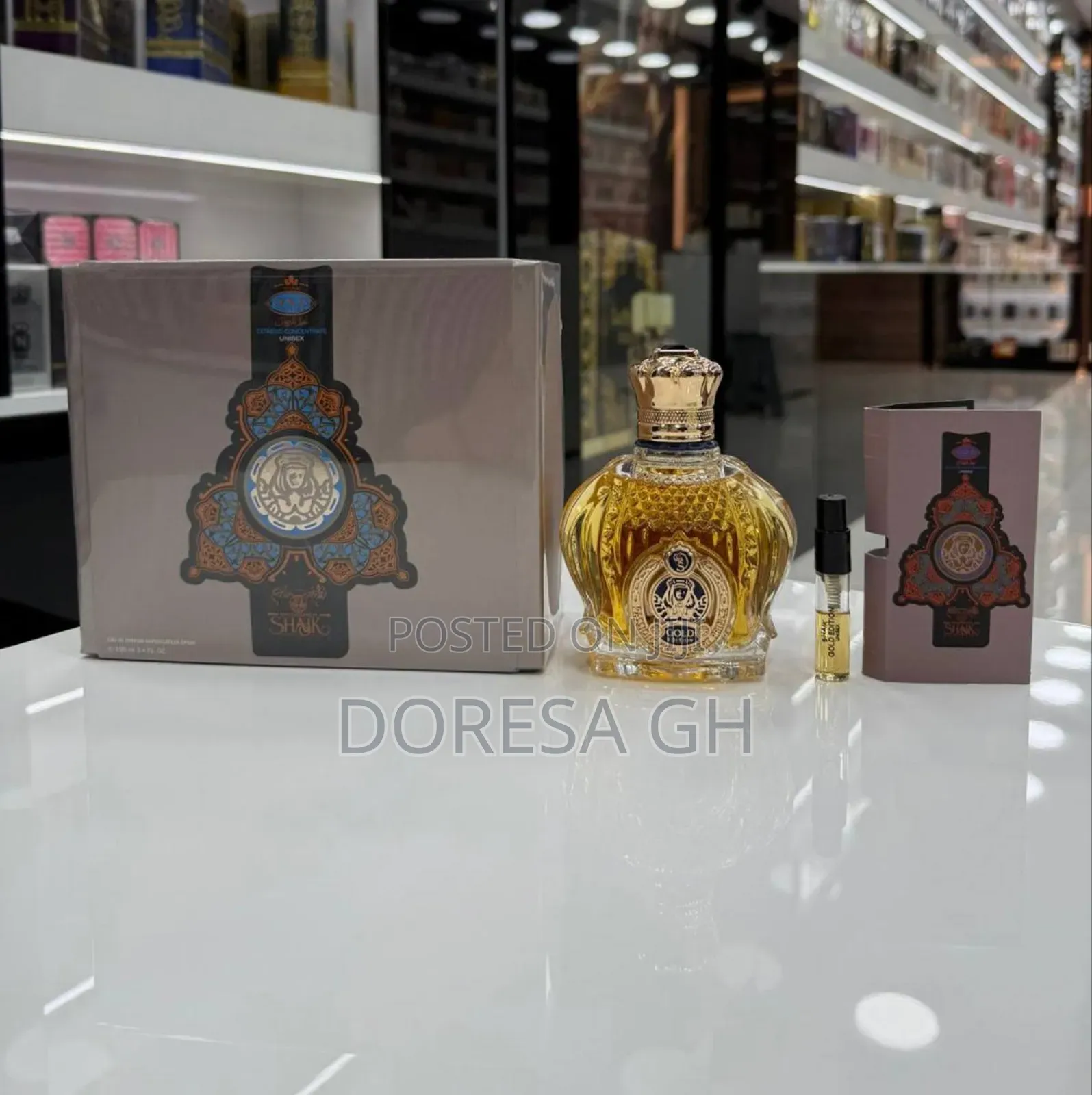 Opulent Shaik Gold Men 100ml+5ml Set – Ultra-Luxury Oud (On Request)