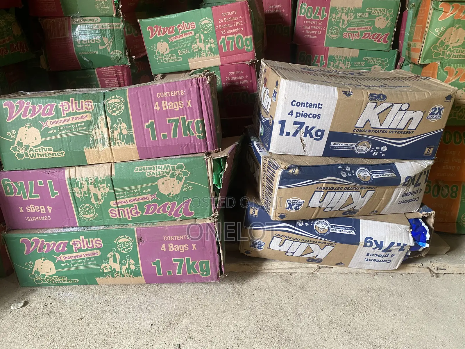 Viva Detergent and Soklin Washing Powder