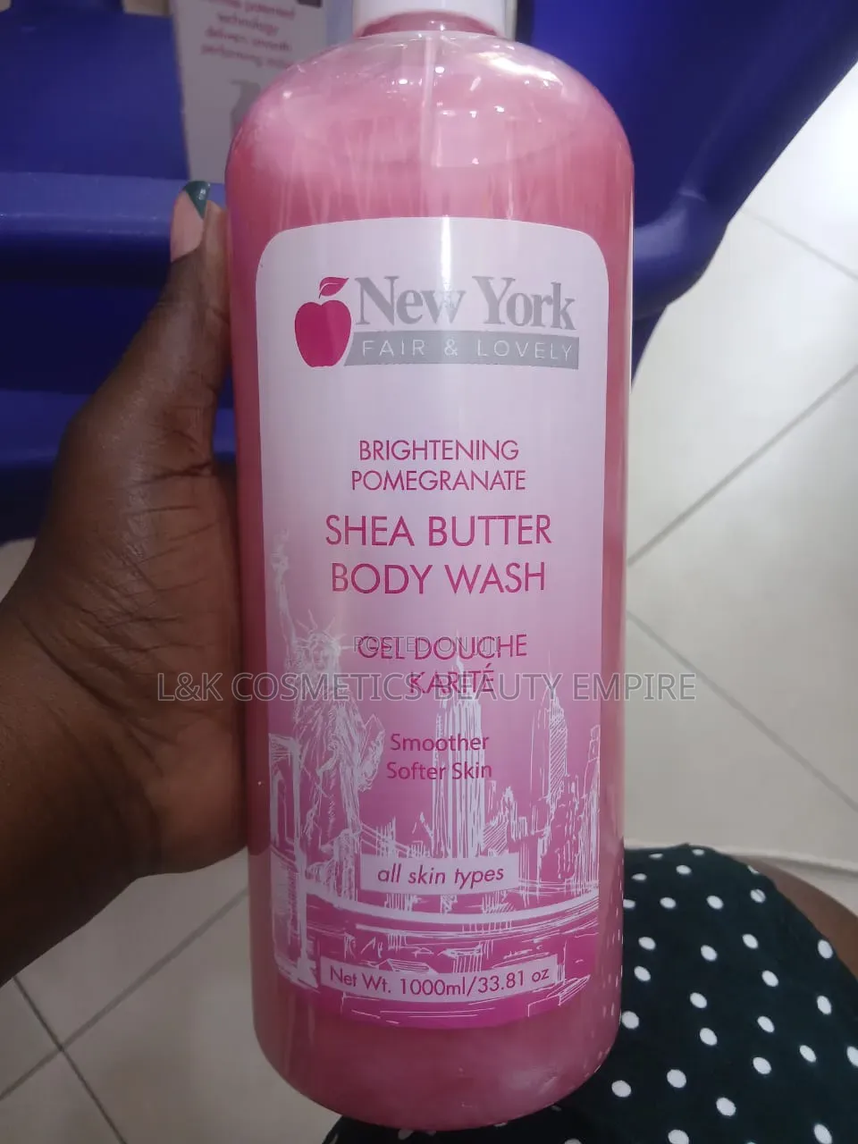 New York Fair and Lovely Brightening Pomegranate Shea Butter Body Wash