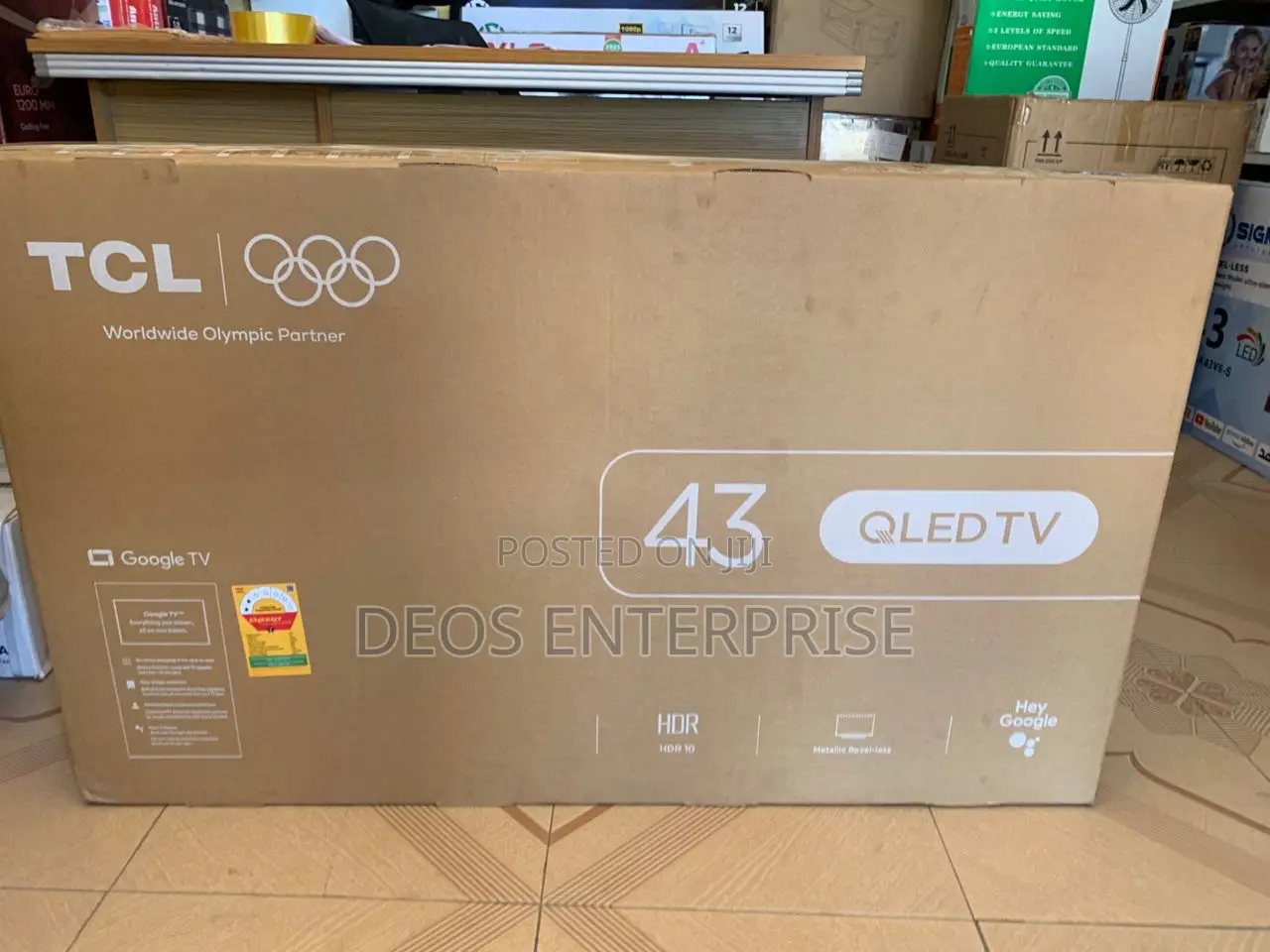 TCL 43" Qled Google Tv: Vibrant HDR 10 Visuals Now