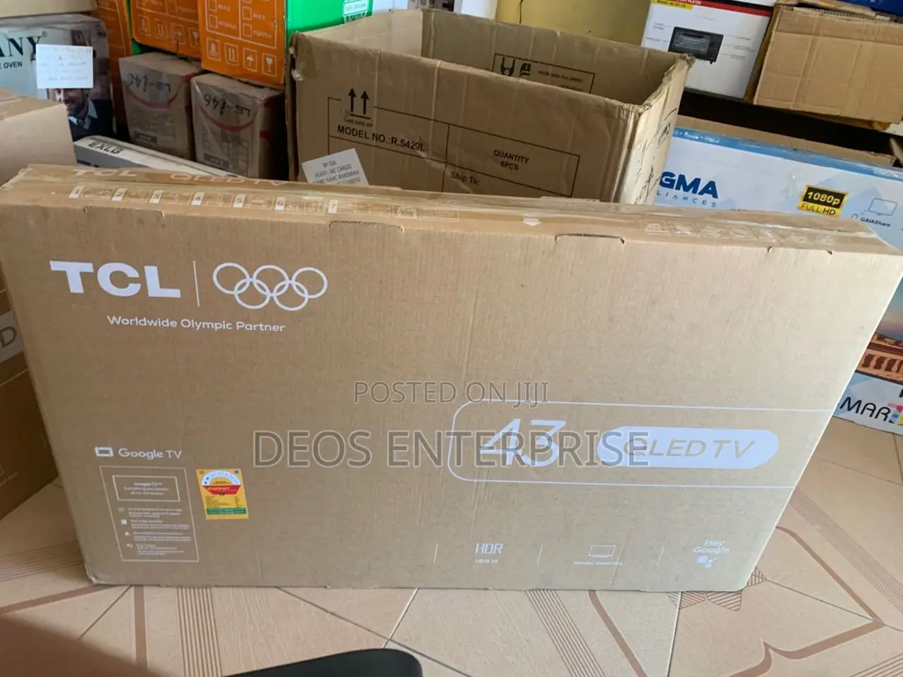Elite 43-Inch TCL Qled Tv With Smart Google Home