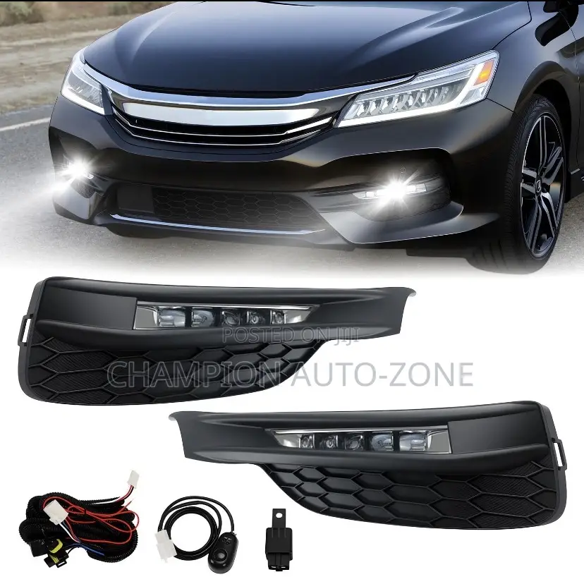 Honda Accord 2016-2017 Fog Light and Cover Pair