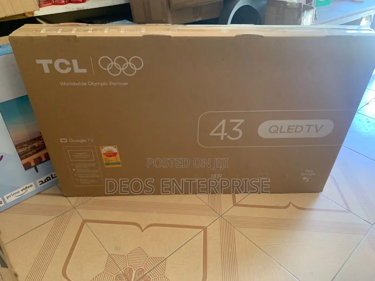 Ultra-Slim 43" TCL Qled Google Tv for Modern Homes