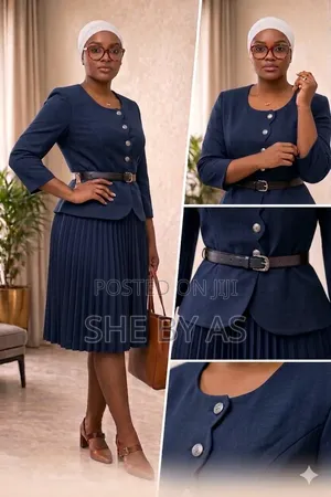 Elegant Corporate Office Dress for Women | Work Outfit Ghana | Shebyas