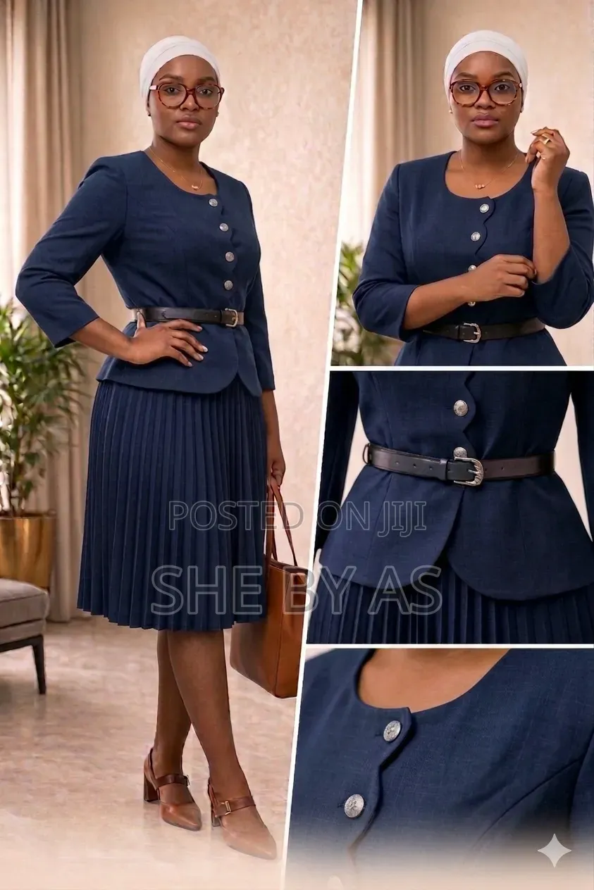 Elegant Corporate Office Dress for Women | Work Outfit Ghana | Shebyas