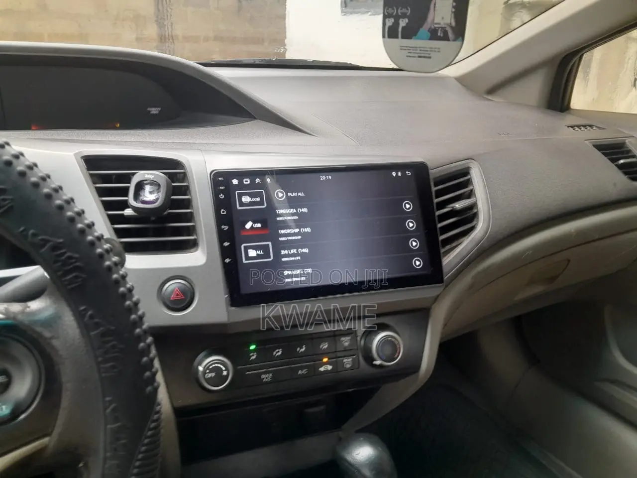 Honda Civic EX Sedan 2012 Gray