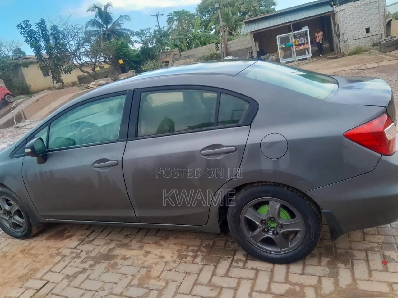 Honda Civic EX Sedan 2012 Gray