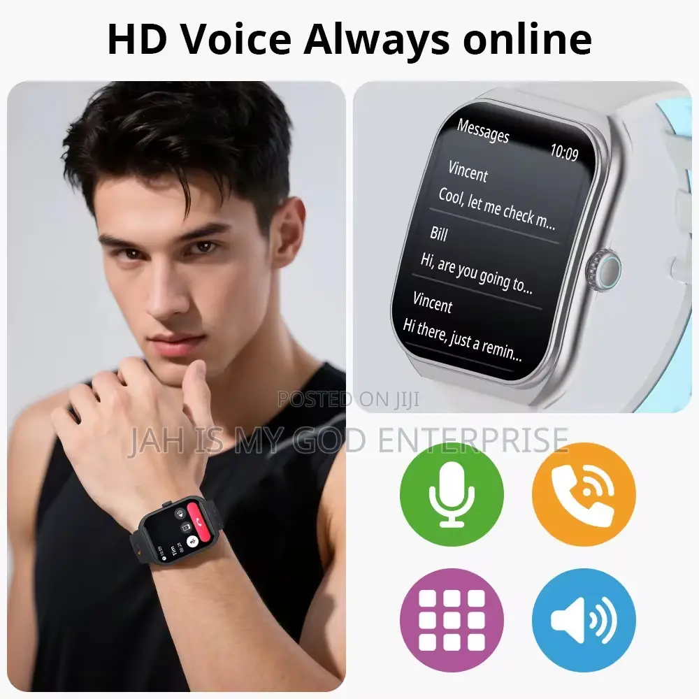 Colmi P86 1.93" Amoled Men Ip68 Waterproof Smart Watch - Black