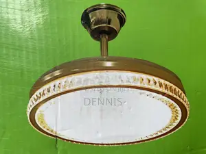 Retractable Led Ceiling Fanlight + Remote Clone