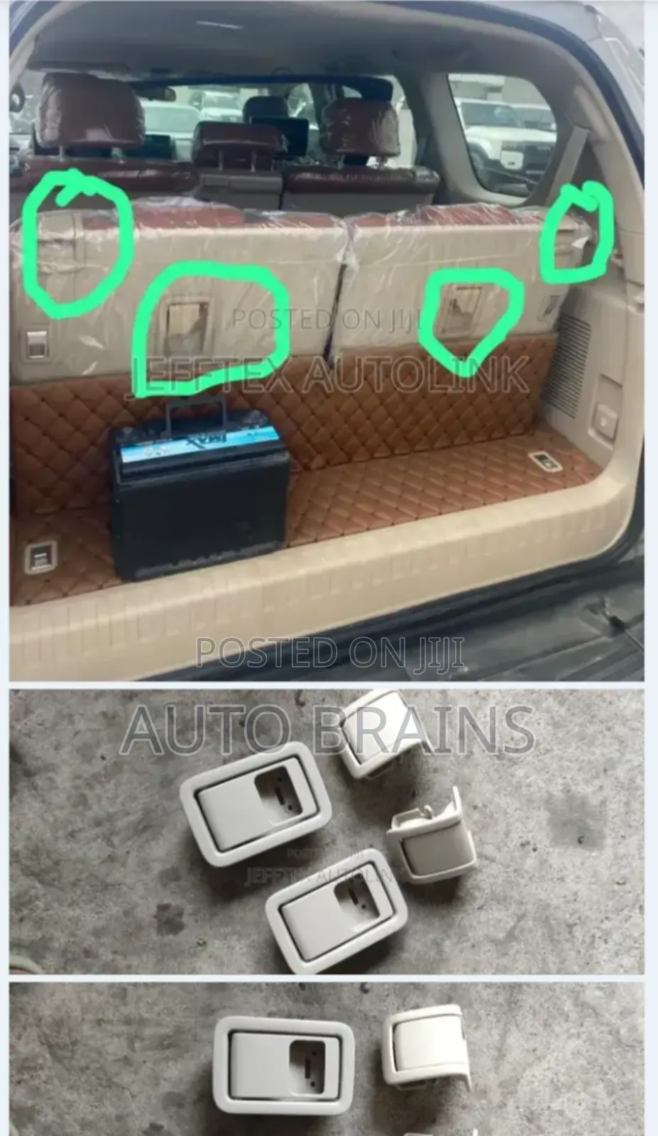 Toyota Landcruiser Prado Seat Lockers